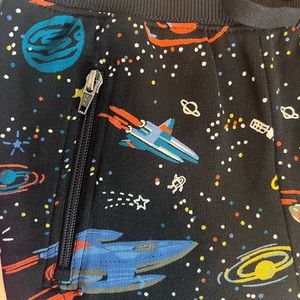 NWT Hanna Andersson Double Knee Slim Sweatpants Space 6-7, 120 cm